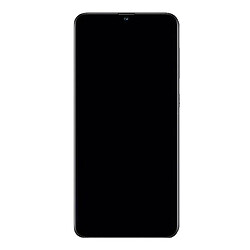 Дисплей (екран) Samsung A715 Galaxy A71, З рамкою, З сенсорним склом, OLED, Чорний