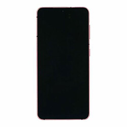 Дисплей (экран) Samsung G991 Galaxy S21, С рамкой, С сенсорным стеклом, Amoled, Розовый