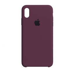 Чохол (накладка) Apple iPhone X / iPhone XS, Original Soft Case, Maroon, Бордовий