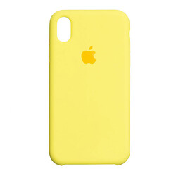 Чохол (накладка) Apple iPhone XS Max, Original Soft Case, Flash, Жовтий