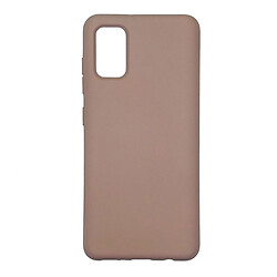 Чохол (накладка) Samsung A215 Galaxy A21, Original Soft Case, Пісочно-рожевий, Рожевий