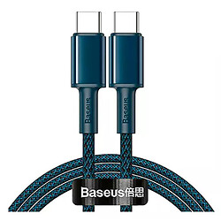 USB кабель Baseus CATGD-03 High Density Braided, Type-C, 1 м., синій