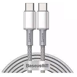 USB кабель Baseus CATGD-A02 High Density Braided, Type-C, 2,0 м., білий