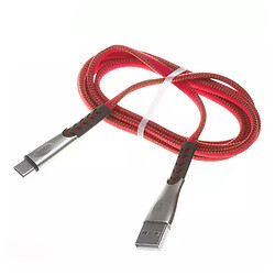 USB кабель Hoco U48, Type-C, 1,2 м., червоний