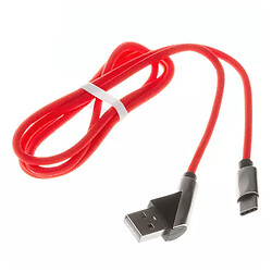 USB кабель Konfulon S69, Type-C, 1 м., червоний