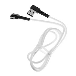 USB кабель Konfulon S75, Type-C, 1 м., білий