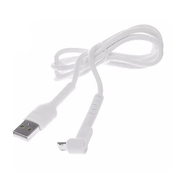 USB кабель XO NB100, microUSB, 1 м., білий