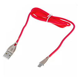 USB кабель XO NB25, microUSB, 1 м., червоний