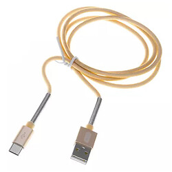 USB кабель XO NB27, Type-C, 1 м., золотий