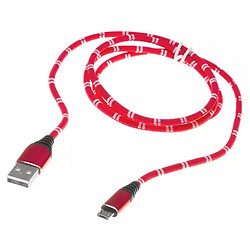 USB кабель XO NB29, microUSB, 1 м., червоний