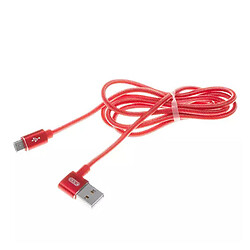 USB кабель XO NB31, microUSB, 1.0 м., красный