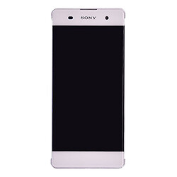 Дисплей (экран) Sony F3111 Xperia XA / F3112 Xperia XA Dual / F3113 Xperia XA / F3115 Xperia XA / F3116 Xperia XA Dual, High quality, С рамкой, С сенсорным стеклом, Серый