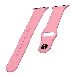 Ремешок Apple Watch 38 / Watch 40, Silicone Band, Light Pink, Розовый