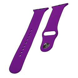 Ремінець Apple Watch 38 / Watch 40, Silicone Band, Grape, Фіолетовий