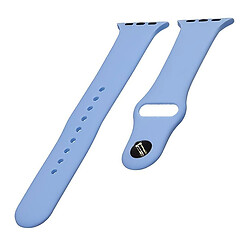 Ремінець Apple Watch 42 / Watch 44, Silicone Band, Light Cobalt Blue, Блакитний