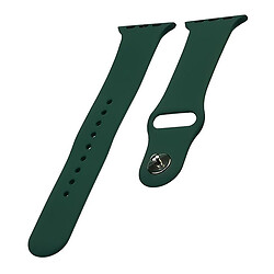 Ремешок Apple Watch 42 / Watch 44, Silicone Band, Темно-Зеленый, Зеленый