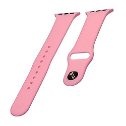 Ремінець Apple Watch 42 / Watch 44, Silicone Band, Light Pink, Рожевий