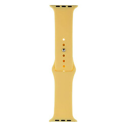 Ремінець Apple Watch 42 / Watch 44, Silicone WatchBand, Золотий