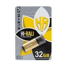 USB Flash Hi-Rali Stark, 32 Гб., Золотой