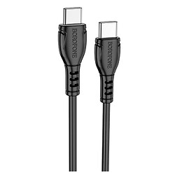 USB кабель Borofone BX51 Triumph, Type-C, 1.0 м., Черный