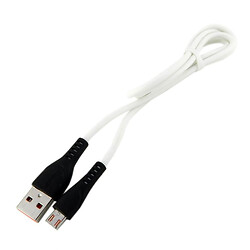 USB кабель Walker C570, MicroUSB, 1.0 м., Білий