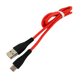 USB кабель Walker C570, MicroUSB, 1.0 м., Красный