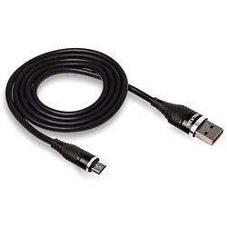 USB кабель Walker C735, MicroUSB, 1.0 м., Чорний