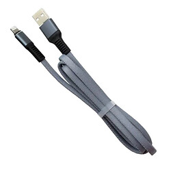 USB кабель Walker C750 Apple iPhone SE 2022 / iPhone 14 Pro Max / iPhone 14 Plus / iPhone 14 Pro / iPhone 14 / iPhone 13 Pro / iPhone 13 Mini / iPhone 13 / iPhone 13 Pro Max / iPhone 12 Mini / iPhone 12 Pro Max / iPhone 12 Pro, Lightning, 1.0 м., Сірий