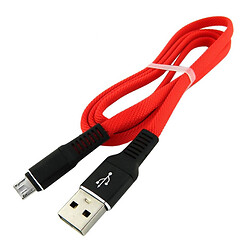 USB кабель Walker C750, MicroUSB, 1.0 м., Червоний