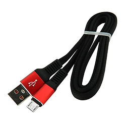 USB кабель Walker C750, MicroUSB, 1.0 м., Чорний