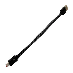 USB кабель Walker C755, MicroUSB, 0.1 м., Чорний