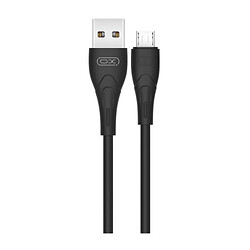 USB кабель XO NB146, MicroUSB, 1.0 м., Чорний
