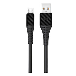 USB кабель XO NB157, MicroUSB, 1.0 м., Чорний
