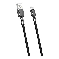 USB кабель XO NB182, MicroUSB, 1.0 м., Чорний