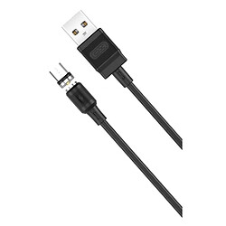 USB кабель XO NB187, MicroUSB, 1.0 м., Чорний