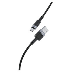 USB кабель XO NB198, Type-C, 1.0 м., Черный