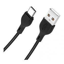 USB кабель XO NB200, Type-C, 1.0 м., Чорний