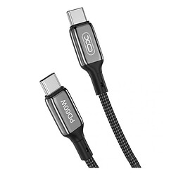 USB кабель XO NB-Q180B, Type-C, 1.0 м., Чорний