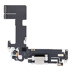 Шлейф Apple iPhone 13, З роз'ємом на зарядку, З мікрофоном, Білий