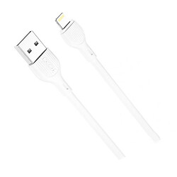 USB кабель XO NB200 Apple iPhone SE 2022 / iPhone 14 Pro Max / iPhone 14 Plus / iPhone 14 Pro / iPhone 14 / iPhone 13 Pro / iPhone 13 Mini / iPhone 13 / iPhone 13 Pro Max / iPhone 12 Mini / iPhone 12 Pro Max / iPhone 12 Pro, Lightning, 1.0 м., Білий