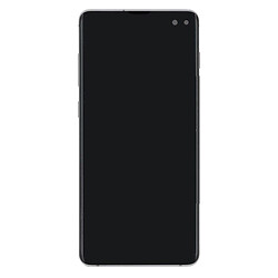 Дисплей (екран) Samsung G975 Galaxy S10 Plus, З сенсорним склом, З рамкою, Amoled, Срібний