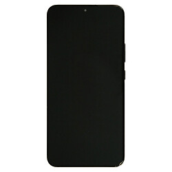 Дисплей (екран) Samsung S906 Galaxy S22 Plus, Original (100%), З сенсорним склом, З рамкою, Чорний