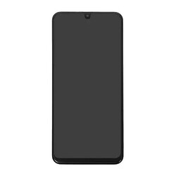 Дисплей (екран) Samsung A205 Galaxy A20, З сенсорним склом, З рамкою, TFT, Чорний