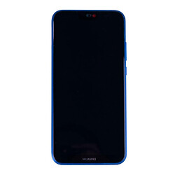Дисплей (екран) Huawei Nova 5i / Nova 6SE / Nova 7i / P20 Lite 2019 / P40 Lite, Original (PRC), З сенсорним склом, З рамкою, Синій