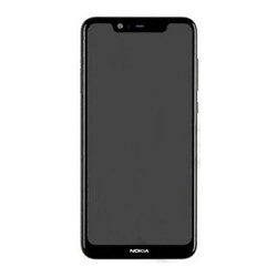 Дисплей (екран) Nokia 5.1 Plus / X5 2018, Original (PRC), З сенсорним склом, З рамкою, Чорний