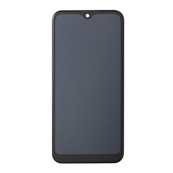 Дисплей (екран) Samsung A015 Galaxy A01 / M015 Galaxy M01, High quality, З рамкою, З сенсорним склом, Чорний