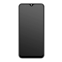 Дисплей (екран) Samsung A205 Galaxy A20, З сенсорним склом, З рамкою, Amoled, Чорний