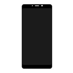 Дисплей (екран) Samsung A920 Galaxy A9, З сенсорним склом, Без рамки, OLED, Чорний