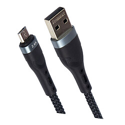 USB кабель Remax RC-C006A, MicroUSB, 1.0 м., Чорний