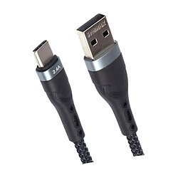 USB кабель Remax RC-C006A, Type-C, 1.0 м., Чорний